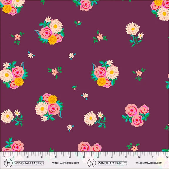 Boat Race - Denyse Floral Plum