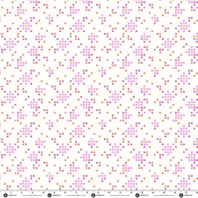 Patchwork and Petals - Floral Stitches Vanilla