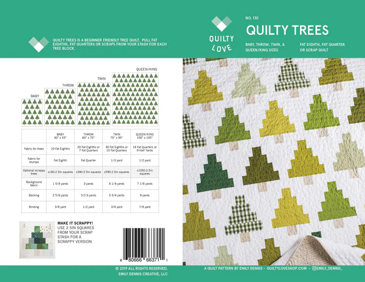 Quilty Love - Quilty Trees