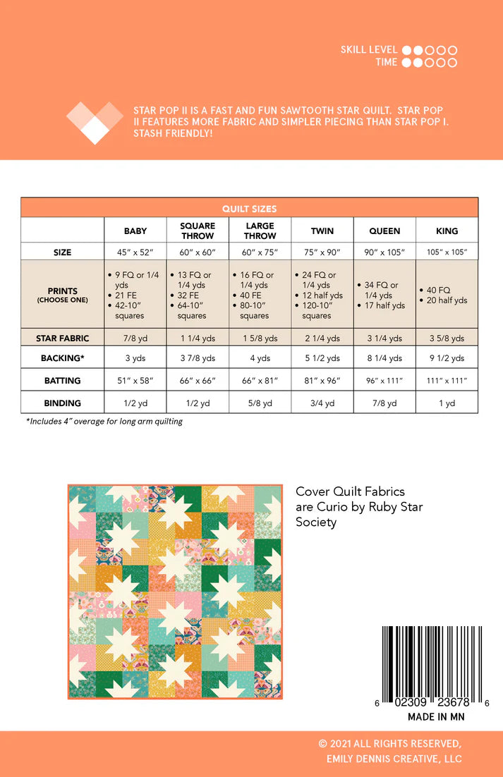 Quilty Love - Star Pop II