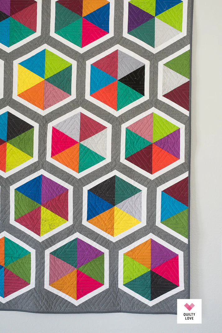 Quilty Love - Triangle Hexies