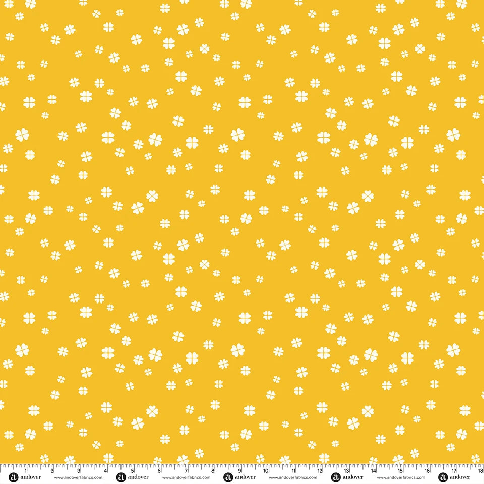 Patchwork and Petals - Lucky Clover Goldenrod