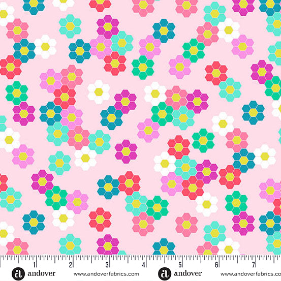 Color Pop Playground -Hexie Garden - Petal