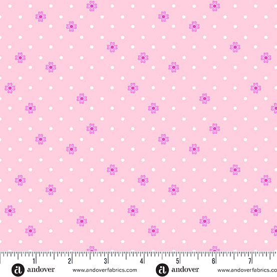 Color Pop Playground -Dot Dot Bloom - Pink
