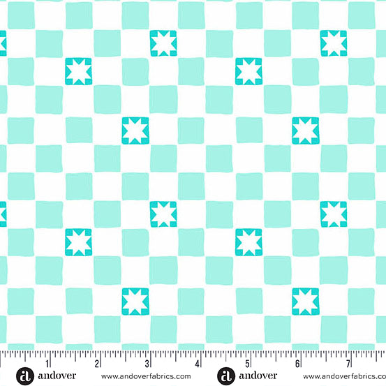 Color Pop Playground -Twinkle Tiles - Aqua