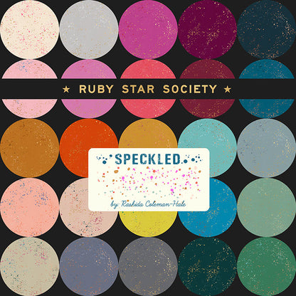 Speckled-Metallic Denim