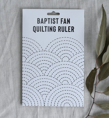 Jen Kingwell - Baptist Fan Quilting Ruler Template