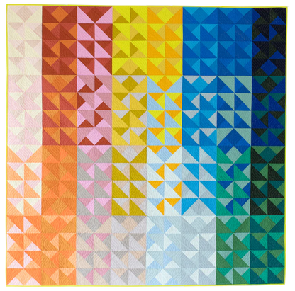 Then Came Jane -  Colour Chaos Quilt Pattern