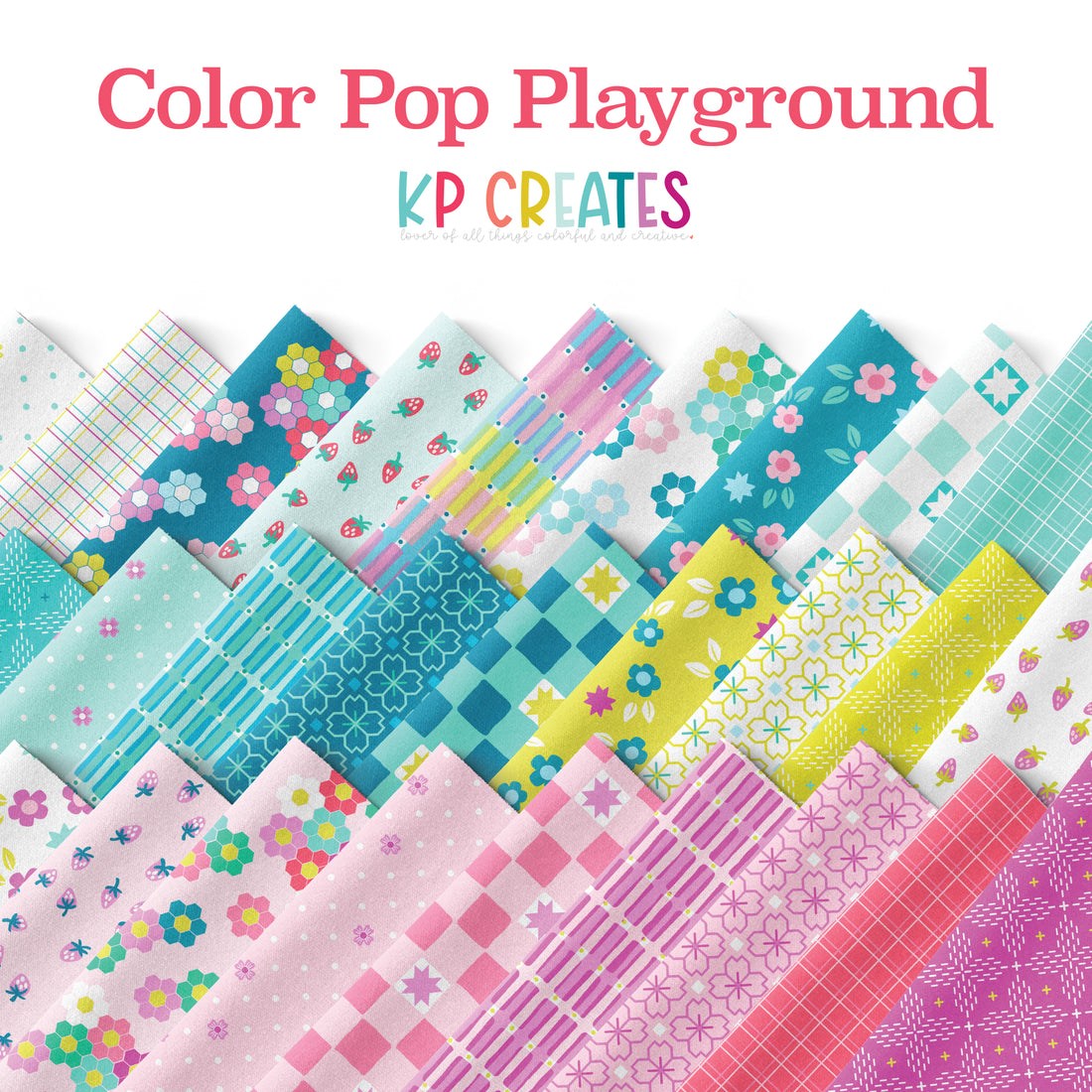 Color Pop Playground - 17 Fat Qrt Bundle