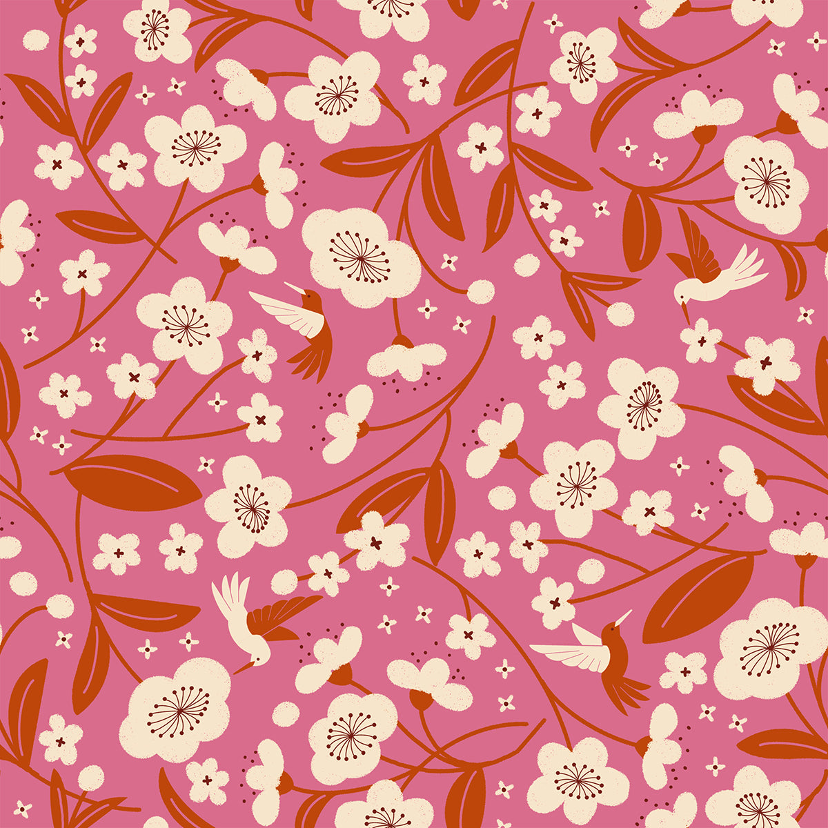 Persimmon - Persimmon Blossoms Hibiscus