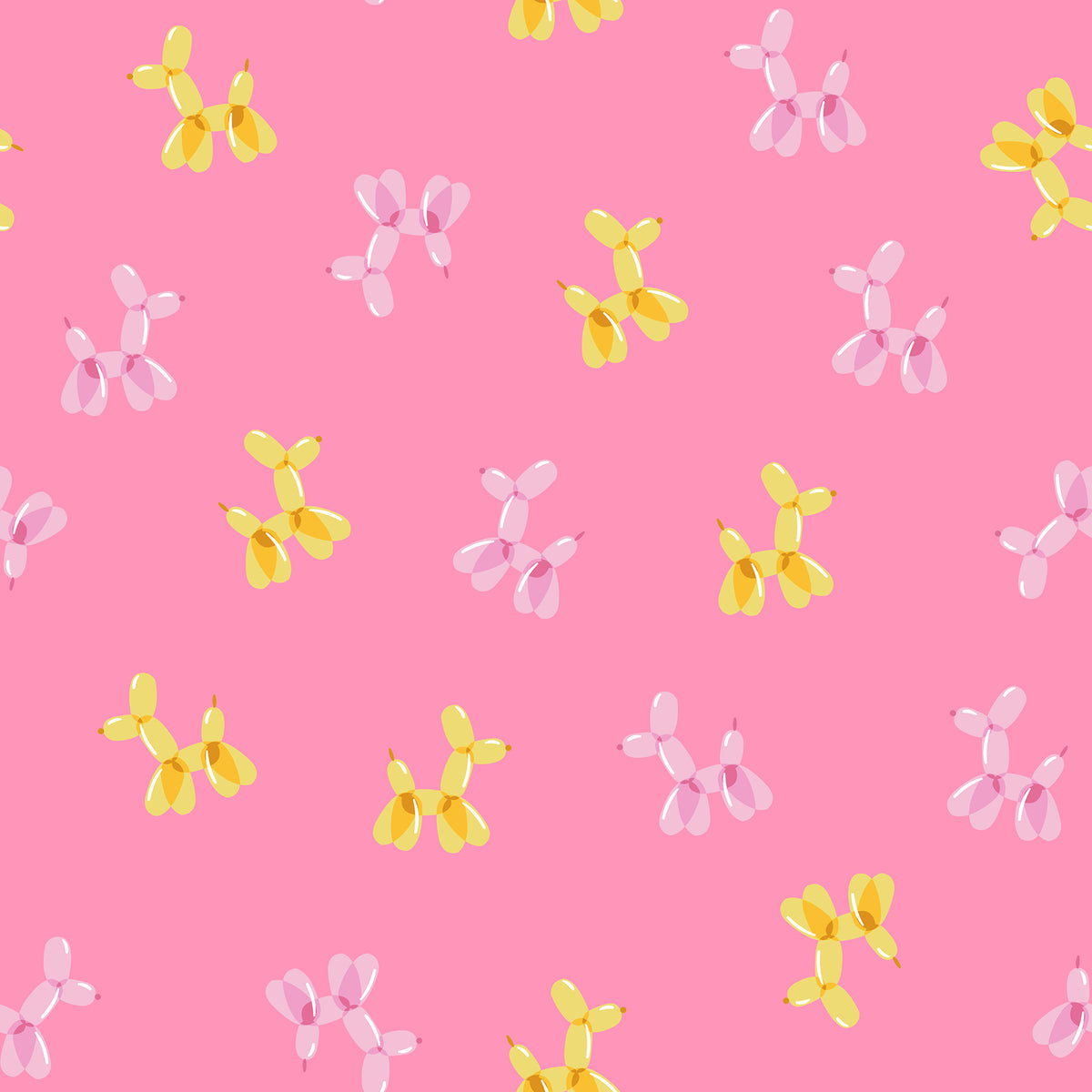 Float - Balloon Doggie Lucky Pink