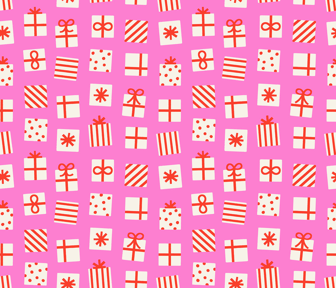 Merry Happy - Secret Santa Christmas Novelty Gifts Presents Pink
