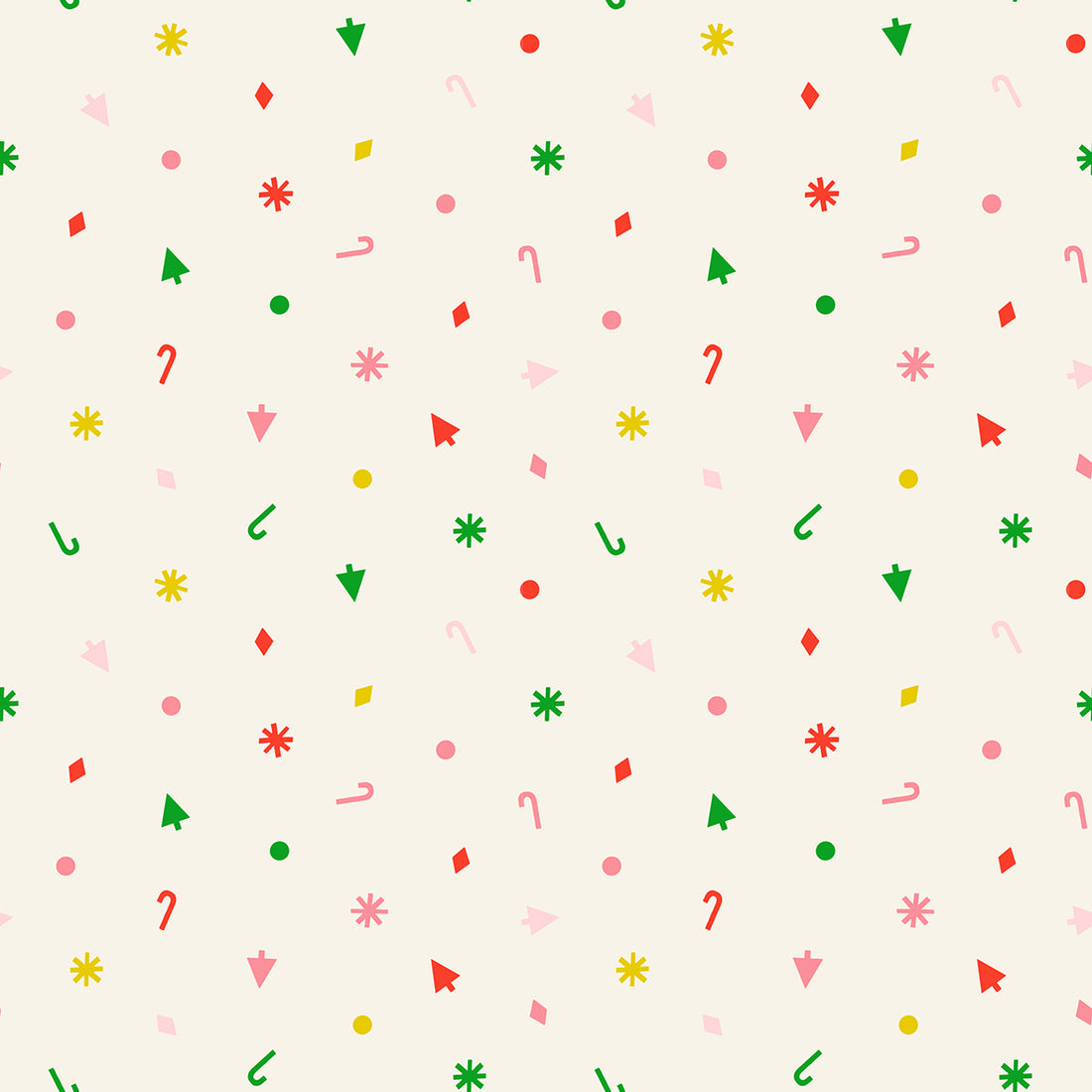 Merry Happy -Christmas Confetti Christmas Blender Snowflakes Candy Canes Natural