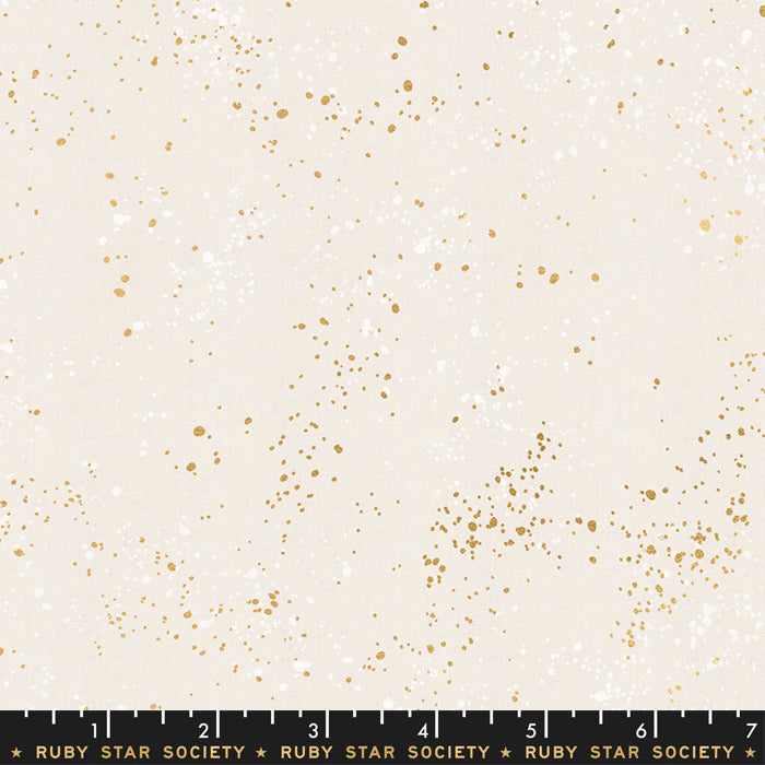 Speckled - Metallic White Gold