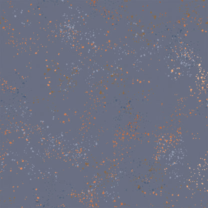 Speckled-Metallic Denim