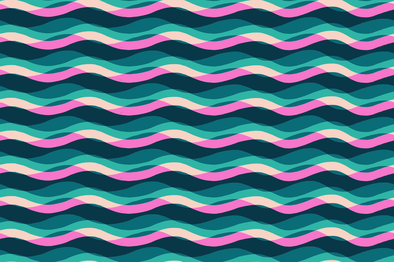 Poolside Too - Poolside Waves Peacock