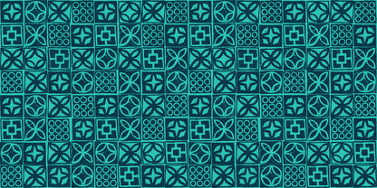 Poolside Too - Architectural Blocks Peacock