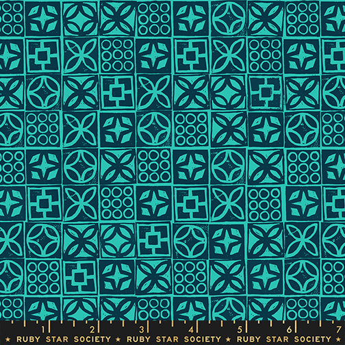 Poolside Too - Architectural Blocks Peacock