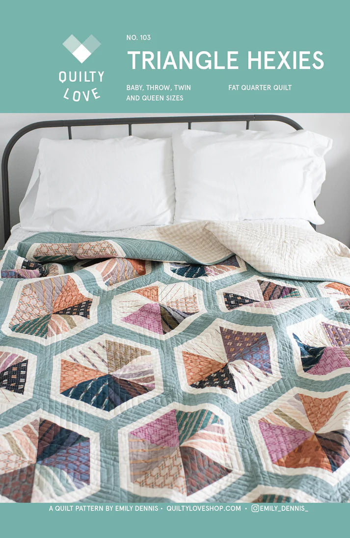 Quilty Love - Triangle Hexies