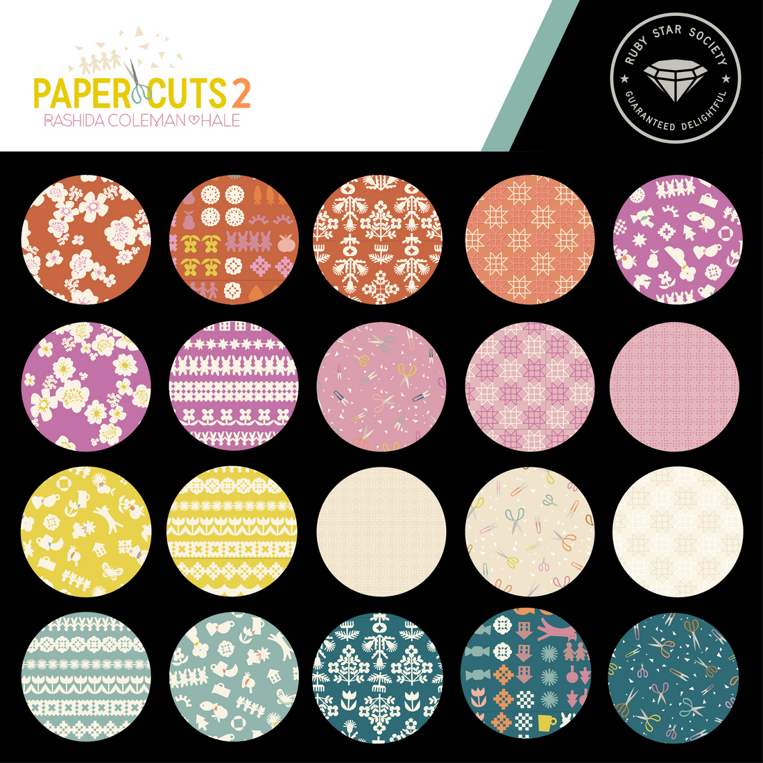 Paper Cuts 2 - Fat Quarter 25 pieces