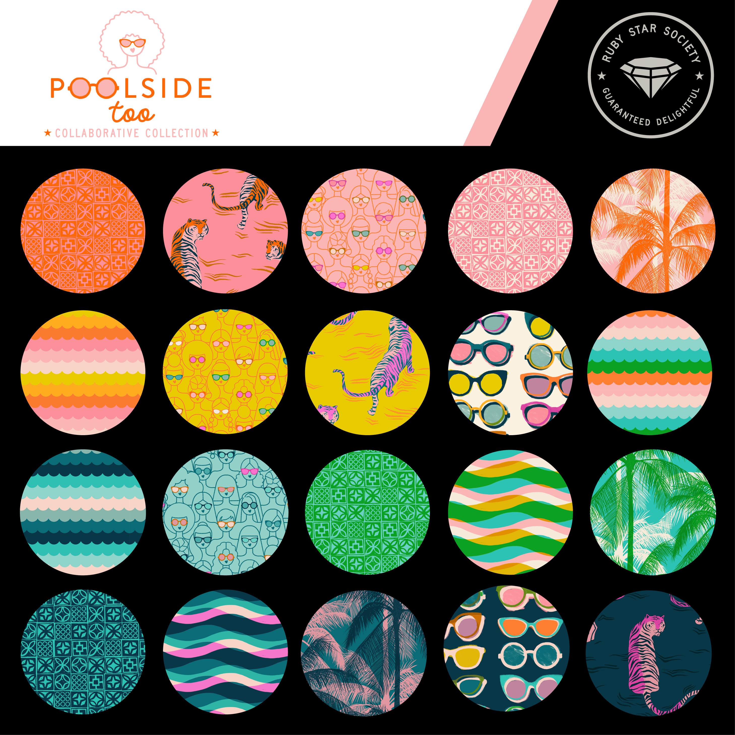 Poolside Too - 22 Fat Quarter Bundle