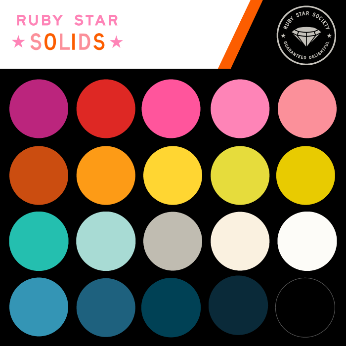 Ruby Star Solids - Fat Quarter Bundle